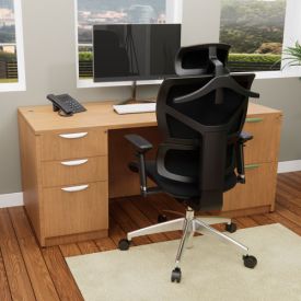 ND23322 - Harvest Walnut Desk with BBF and FF