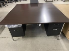 D23342 - Double Pedestal Desk