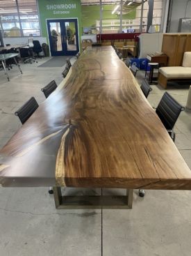 T23459 - 30' Live Edge Conference Table