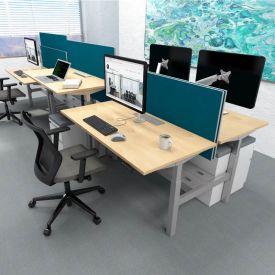 B7119 - Double Sit/Stand Height Adjustable Desk