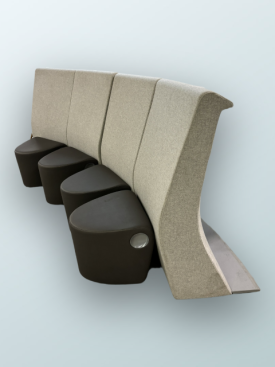 R7603 - Gunlocke Soft Seating with Leaning Wall