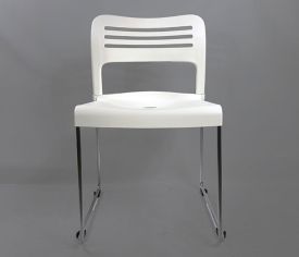 C72895 - The White Swifty Poly Chair