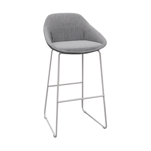 Gray SYS Stool with Sled Base
