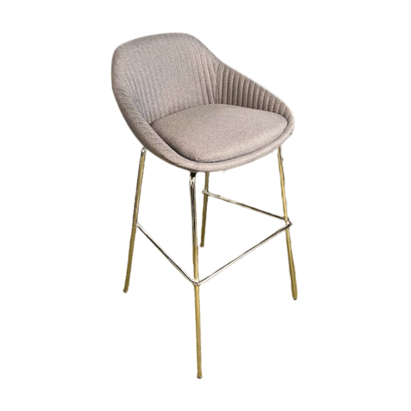 Gray SYS Stool with Post Legs